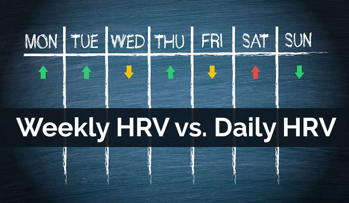 Weekly HRV vs. Daily HRV
