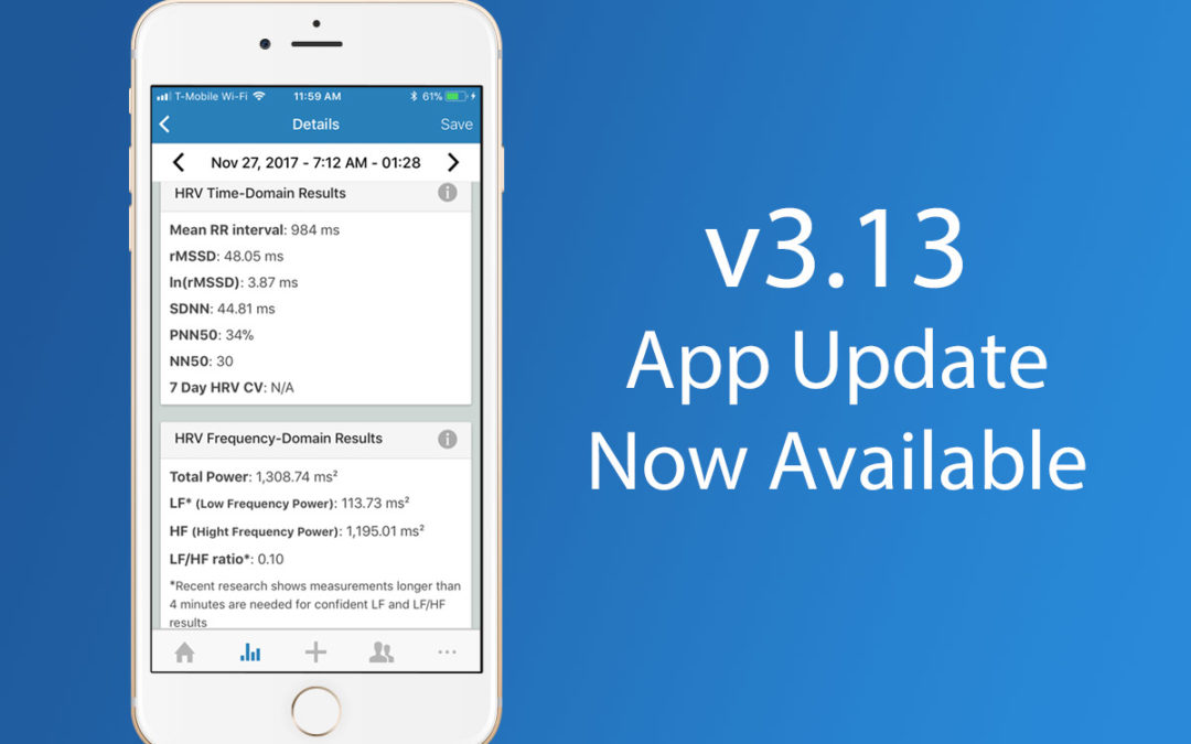 App v3.13 Update